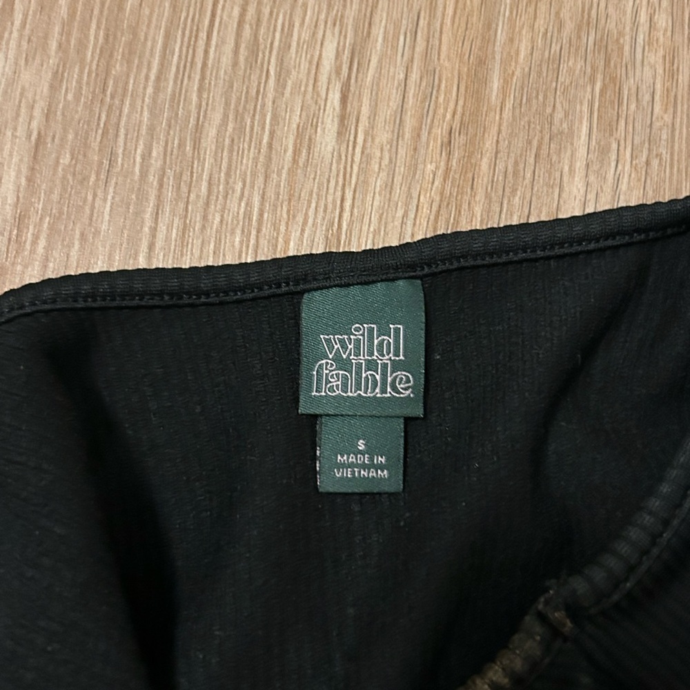 Wild Fable Black Ribbed Tank Top - Picture 3 of 3